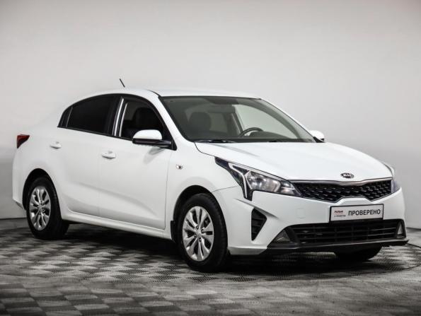Kia Rio IV Рестайлинг с пробегом 2020 года, цена 1 399 000 рублей, 106728 км, седан, Автокод Объявления