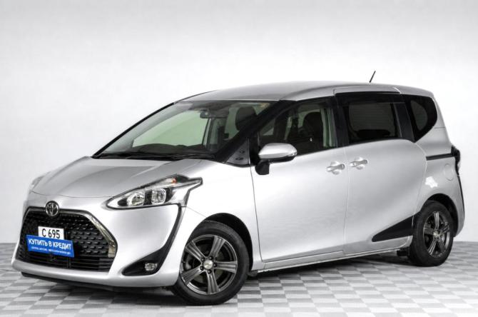 Toyota Sienta II Рестайлинг с пробегом 2021 года, цена 1 549 000 рублей, 98540 км, компактвэн, Автокод Объявления