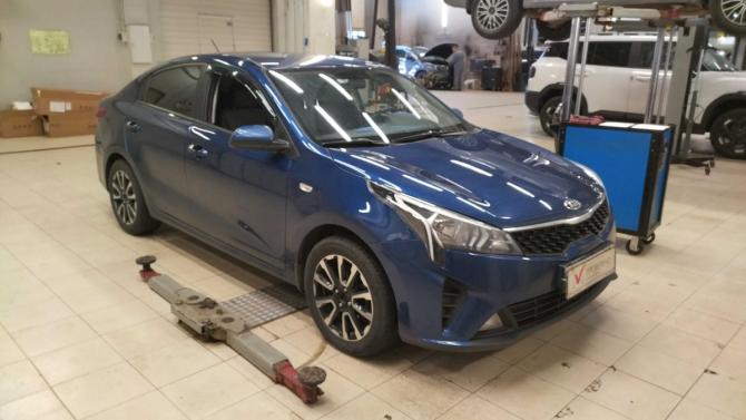Kia Rio IV Рестайлинг с пробегом 2021 года, цена 1 570 000 рублей, 102307 км, седан, Автокод Объявления