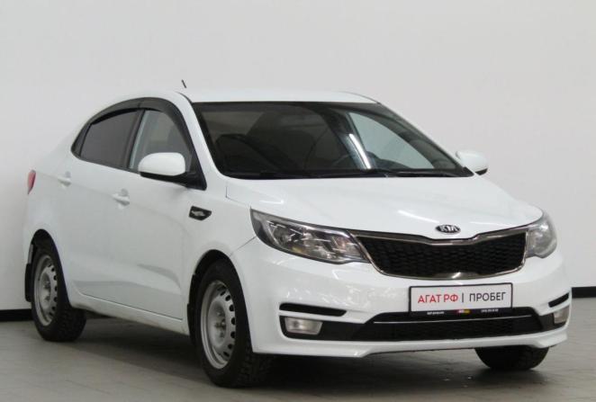 Kia Rio III Рестайлинг с пробегом 2016 года, цена 805 000 рублей, 118941 км, седан, Автокод Объявления