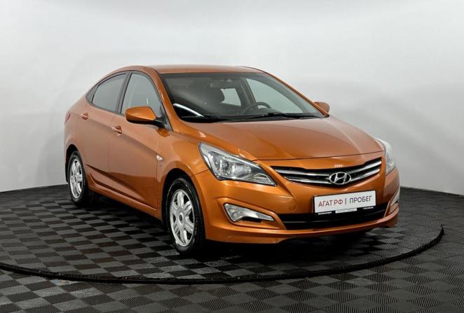 Hyundai Solaris I с пробегом 2014 года, цена 885 000 рублей, 154809 км, седан, Автокод Объявления