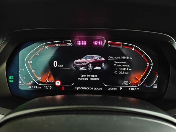 BMW X6 III (G06) с пробегом 2020 года, цена 7 668 000 рублей, 101449 км, внедорожник, Автокод Объявления
