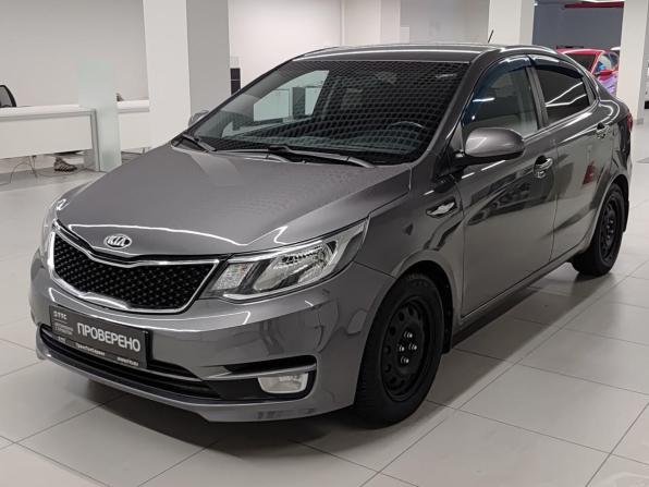 Kia Rio III Рестайлинг с пробегом 2016 года, цена 1 100 000 рублей, 79313 км, седан, Автокод Объявления