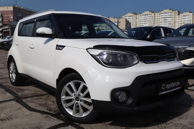 Kia Soul II Рестайлинг с пробегом 2018 года, цена 1 269 000 рублей, 132000 км, хэтчбек, Автокод Объявления