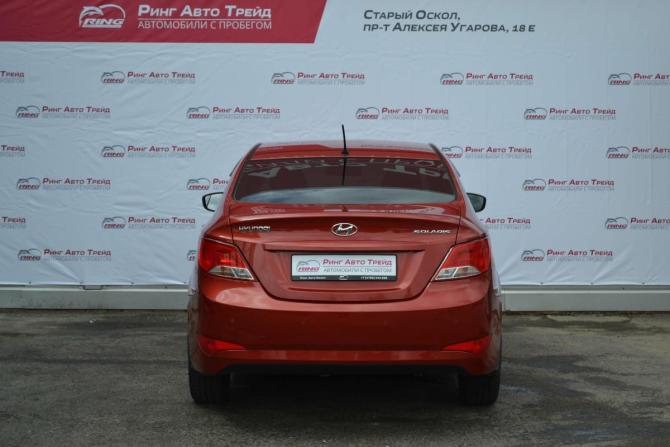 Hyundai Solaris I Рестайлинг с пробегом 2015 года, цена 820 000 рублей, 140670 км, седан, Автокод Объявления
