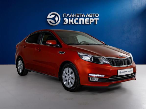 Kia Rio III Рестайлинг с пробегом 2016 года, цена 1 120 000 рублей, 121574 км, седан, Автокод Объявления