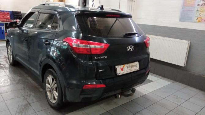 Hyundai Creta I Рестайлинг с пробегом 2021 года, цена 1 739 000 рублей, 99136 км, внедорожник, Автокод Объявления