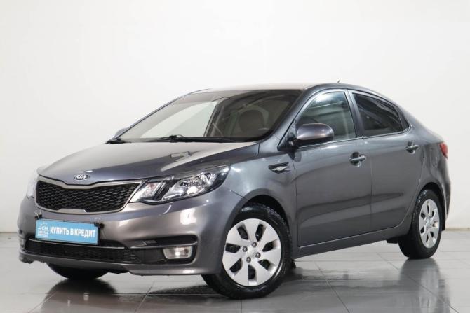 Kia Rio III Рестайлинг с пробегом 2016 года, цена 829 000 рублей, 156000 км, седан, Автокод Объявления