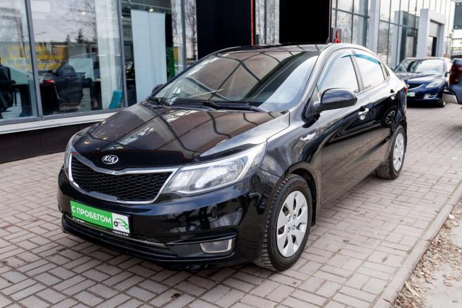 Kia Rio III Рестайлинг с пробегом 2017 года, цена 778 000 рублей, 105253 км, седан, Автокод Объявления