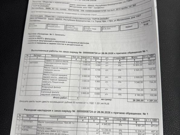 BMW X3 II (F25) Рестайлинг с пробегом 2014 года, цена 2 400 000 рублей, 142110 км, внедорожник, Автокод Объявления