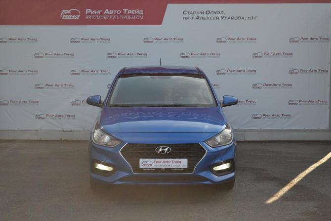 Hyundai Solaris II с пробегом 2017 года, цена 1 220 000 рублей, 141760 км, седан, Автокод Объявления