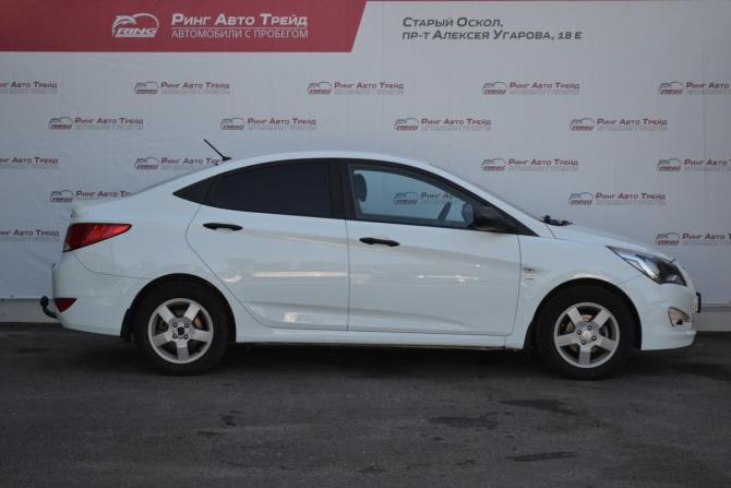 Hyundai Solaris I Рестайлинг с пробегом 2014 года, цена 950 000 рублей, 134166 км, седан, Автокод Объявления