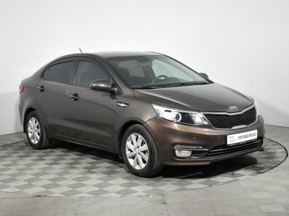 Kia Rio III Рестайлинг с пробегом 2016 года, цена 998 000 рублей, 138669 км, седан, Автокод Объявления