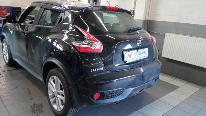 Nissan Juke I Рестайлинг с пробегом 2017 года, цена 1 560 000 рублей, 55751 км, внедорожник, Автокод Объявления