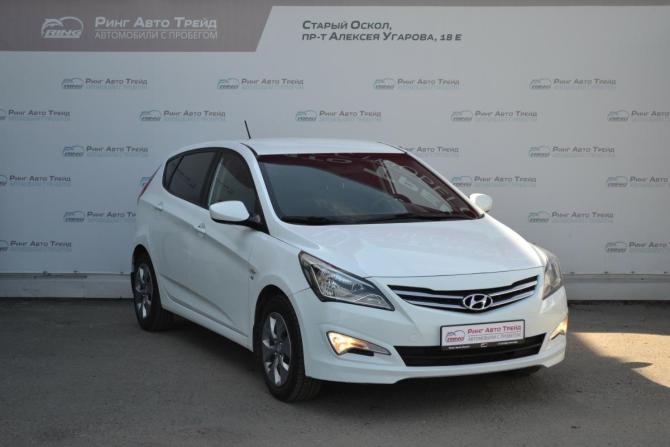 Hyundai Solaris I Рестайлинг с пробегом 2016 года, цена 995 000 рублей, 123628 км, седан, Автокод Объявления