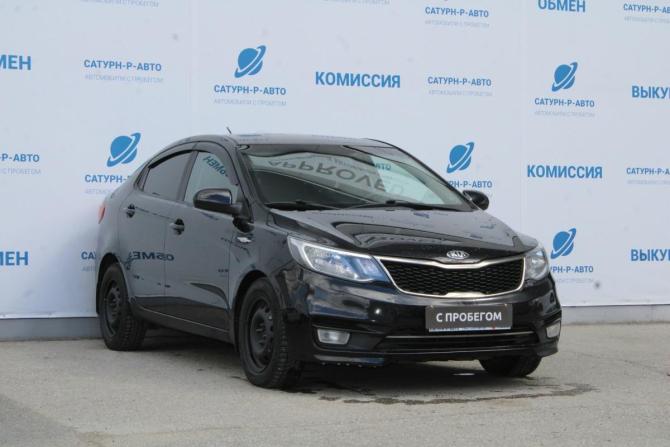 Kia Rio III Рестайлинг с пробегом 2017 года, цена 930 000 рублей, 138000 км, седан, Автокод Объявления