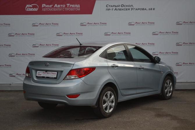Hyundai Solaris I с пробегом 2014 года, цена 930 000 рублей, 75514 км, седан, Автокод Объявления