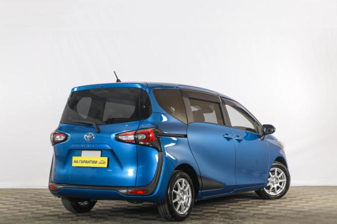 Toyota Sienta II Рестайлинг с пробегом 2019 года, цена 1 679 000 рублей, 78317 км, компактвэн, Автокод Объявления