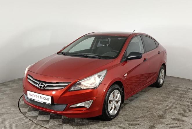 Hyundai Solaris I Рестайлинг с пробегом 2015 года, цена 1 020 000 рублей, 134305 км, седан, Автокод Объявления