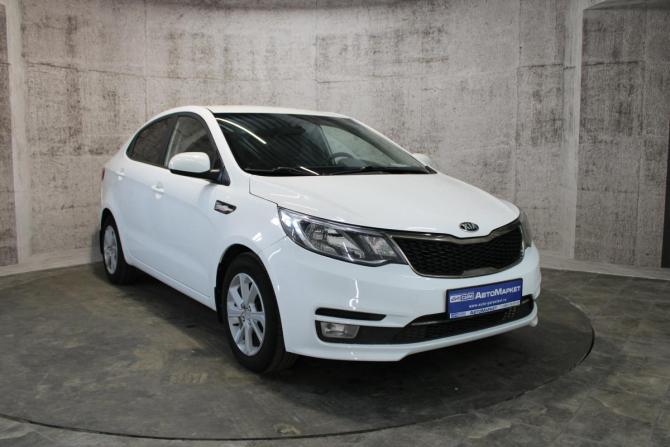 Kia Rio III Рестайлинг с пробегом 2016 года, цена 1 025 000 рублей, 135822 км, седан, Автокод Объявления