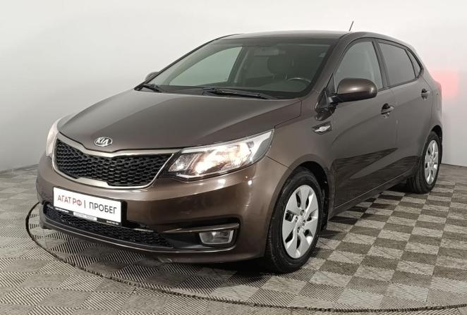 Kia Rio III Рестайлинг с пробегом 2016 года, цена 1 240 000 рублей, 106865 км, хэтчбек, Автокод Объявления
