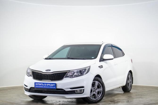 Kia Rio III Рестайлинг с пробегом 2016 года, цена 999 000 рублей, 165000 км, седан, Автокод Объявления