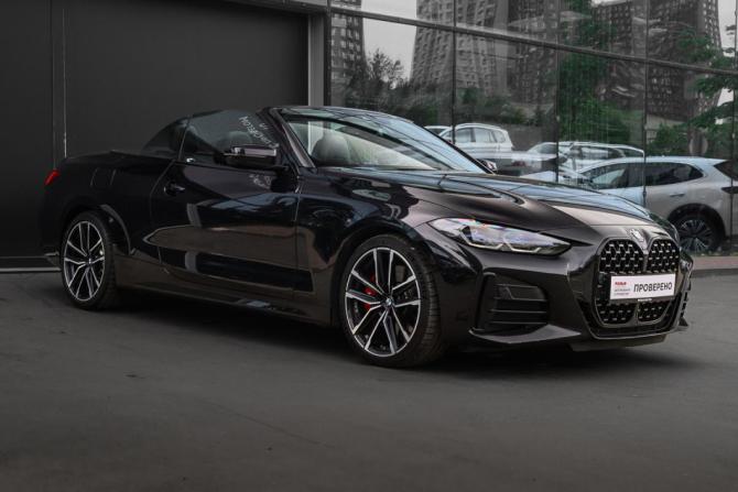 BMW 4 серии G22 G23 G26 с пробегом 2021 года, цена 7 200 000 рублей, 35838 км, кабриолет, Автокод Объявления