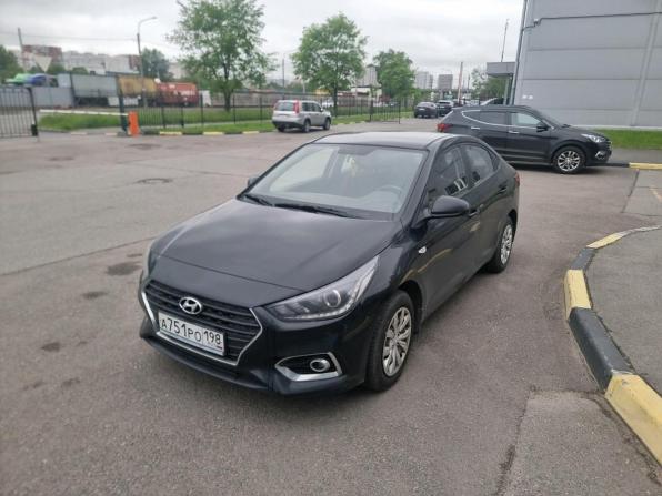 Hyundai Solaris II с пробегом 2018 года, цена 1 265 500 рублей, 105000 км, седан, Автокод Объявления