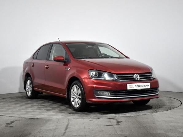 Volkswagen Polo V Рестайлинг с пробегом 2016 года, цена 720 000 рублей, 213100 км, седан, Автокод Объявления