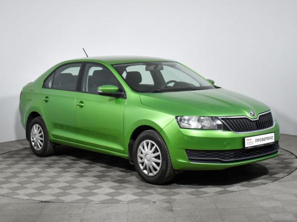 Skoda Rapid I Рестайлинг с пробегом 2018 года, цена 1 040 000 рублей, 120000 км, лифтбек, Автокод Объявления