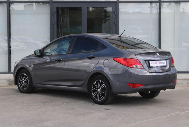 Hyundai Solaris I Рестайлинг с пробегом 2015 года, цена 1 150 000 рублей, 122884 км, седан, Автокод Объявления