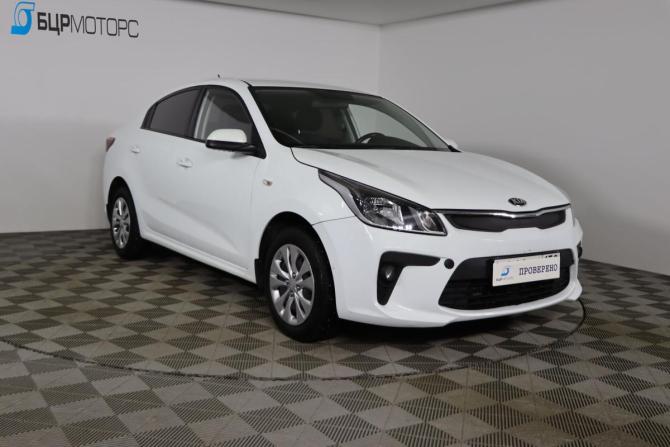 Kia Rio IV с пробегом 2018 года, цена 1 249 990 рублей, 120181 км, седан, Автокод Объявления