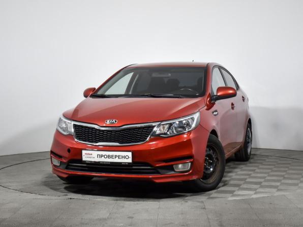 Kia Rio III Рестайлинг с пробегом 2016 года, цена 949 000 рублей, 140758 км, седан, Автокод Объявления