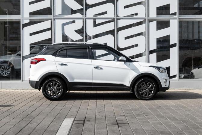 Hyundai Creta I Рестайлинг с пробегом 2021 года, цена 2 025 500 рублей, 75832 км, внедорожник, Автокод Объявления