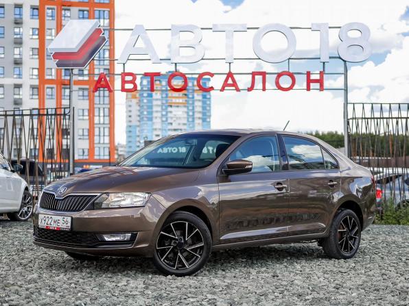 Skoda Rapid I Рестайлинг с пробегом 2017 года, цена 1 189 000 рублей, 103783 км, лифтбек, Автокод Объявления