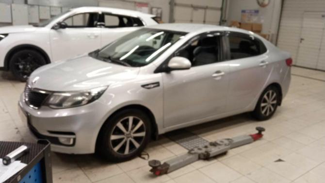Kia Rio III Рестайлинг с пробегом 2016 года, цена 925 000 рублей, 183712 км, седан, Автокод Объявления