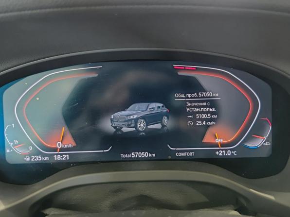 BMW X3 III (G01) Рестайлинг с пробегом 2022 года, цена 4 950 000 рублей, 57369 км, внедорожник, Автокод Объявления