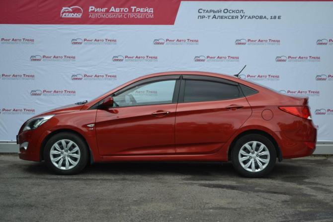 Hyundai Solaris I Рестайлинг с пробегом 2015 года, цена 820 000 рублей, 140670 км, седан, Автокод Объявления