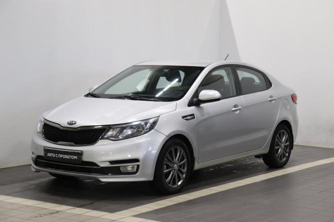 Kia Rio III Рестайлинг с пробегом 2015 года, цена 873 000 рублей, 123280 км, седан, Автокод Объявления