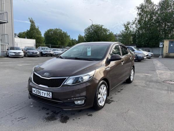 Kia Rio III Рестайлинг с пробегом 2016 года, цена 1 129 000 рублей, 131000 км, седан, Автокод Объявления