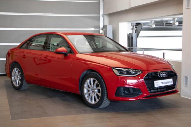 Audi A4 V (B9) Рестайлинг с пробегом 2022 года, цена 3 550 000 рублей, 36317 км, седан, Автокод Объявления