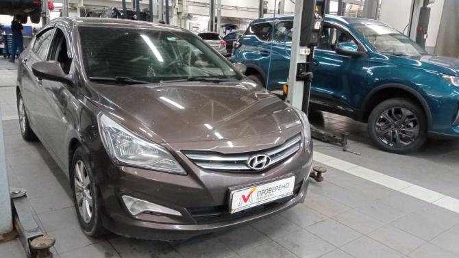 Hyundai Solaris I Рестайлинг с пробегом 2014 года, цена 899 000 рублей, 151272 км, седан, Автокод Объявления