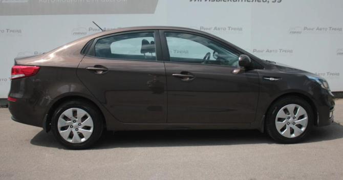 Kia Rio III Рестайлинг с пробегом 2015 года, цена 1 150 000 рублей, 124233 км, седан, Автокод Объявления