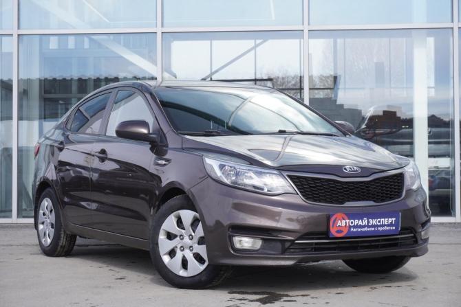 Kia Rio III Рестайлинг с пробегом 2015 года, цена 910 000 рублей, 170871 км, седан, Автокод Объявления