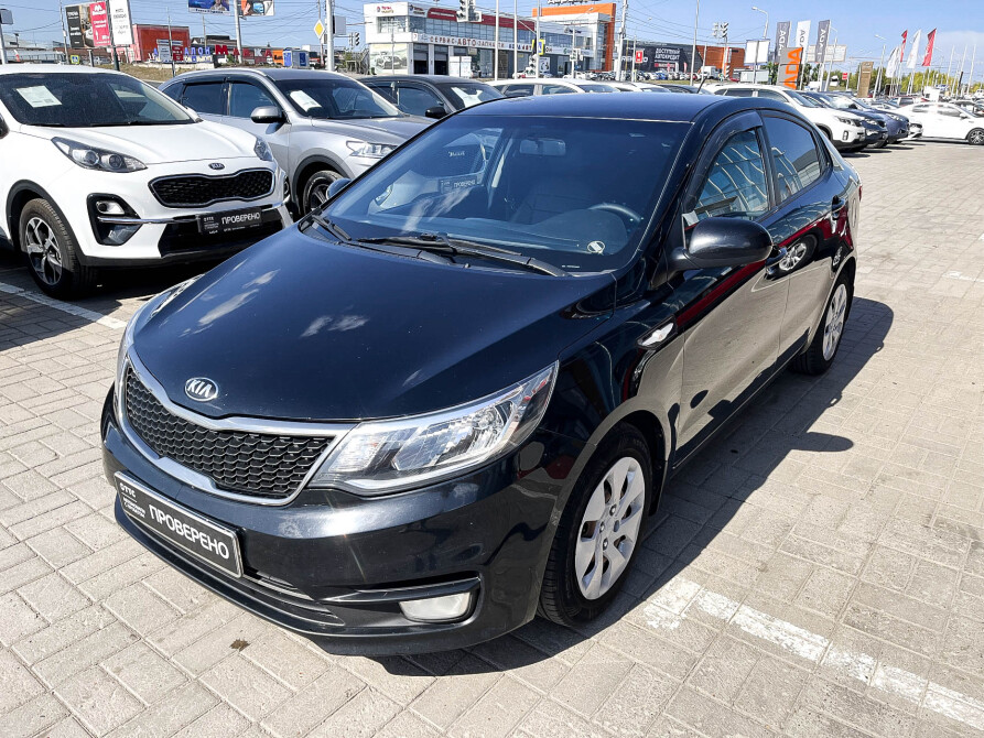 Купить б/у Kia Rio, III Рестайлинг Бензин Автоматическая в Уфе, Черный ...