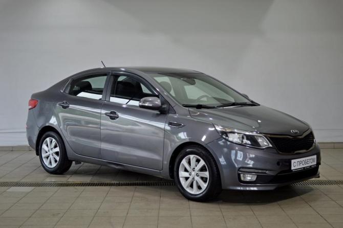 Kia Rio III Рестайлинг с пробегом 2016 года, цена 1 075 000 рублей, 124000 км, седан, Автокод Объявления