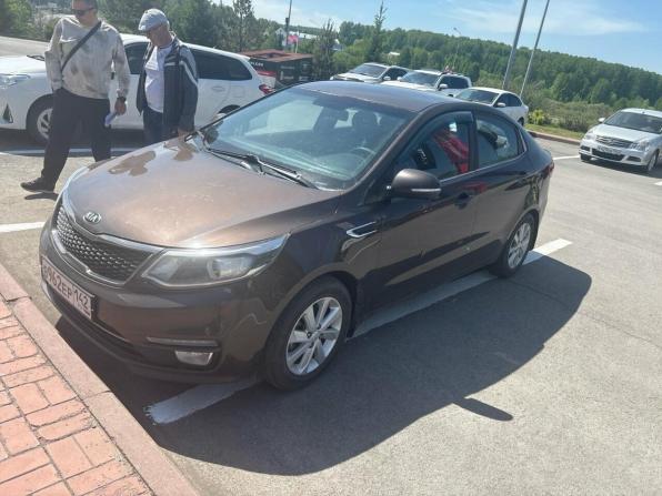 Kia Rio III Рестайлинг с пробегом 2016 года, цена 949 000 рублей, 169240 км, седан, Автокод Объявления