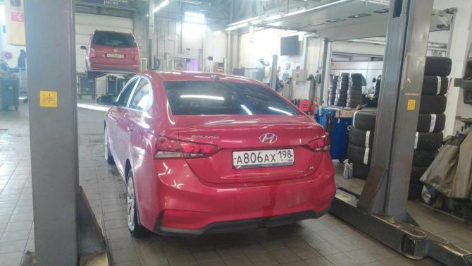 Hyundai Solaris II с пробегом 2017 года, цена 1 260 000 рублей, 111223 км, седан, Автокод Объявления