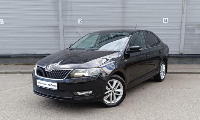 Skoda Rapid I Рестайлинг с пробегом 2018 года, цена 1 369 000 рублей, 93346 км, лифтбек, Автокод Объявления