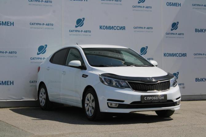 Kia Rio III Рестайлинг с пробегом 2017 года, цена 1 170 000 рублей, 73000 км, седан, Автокод Объявления